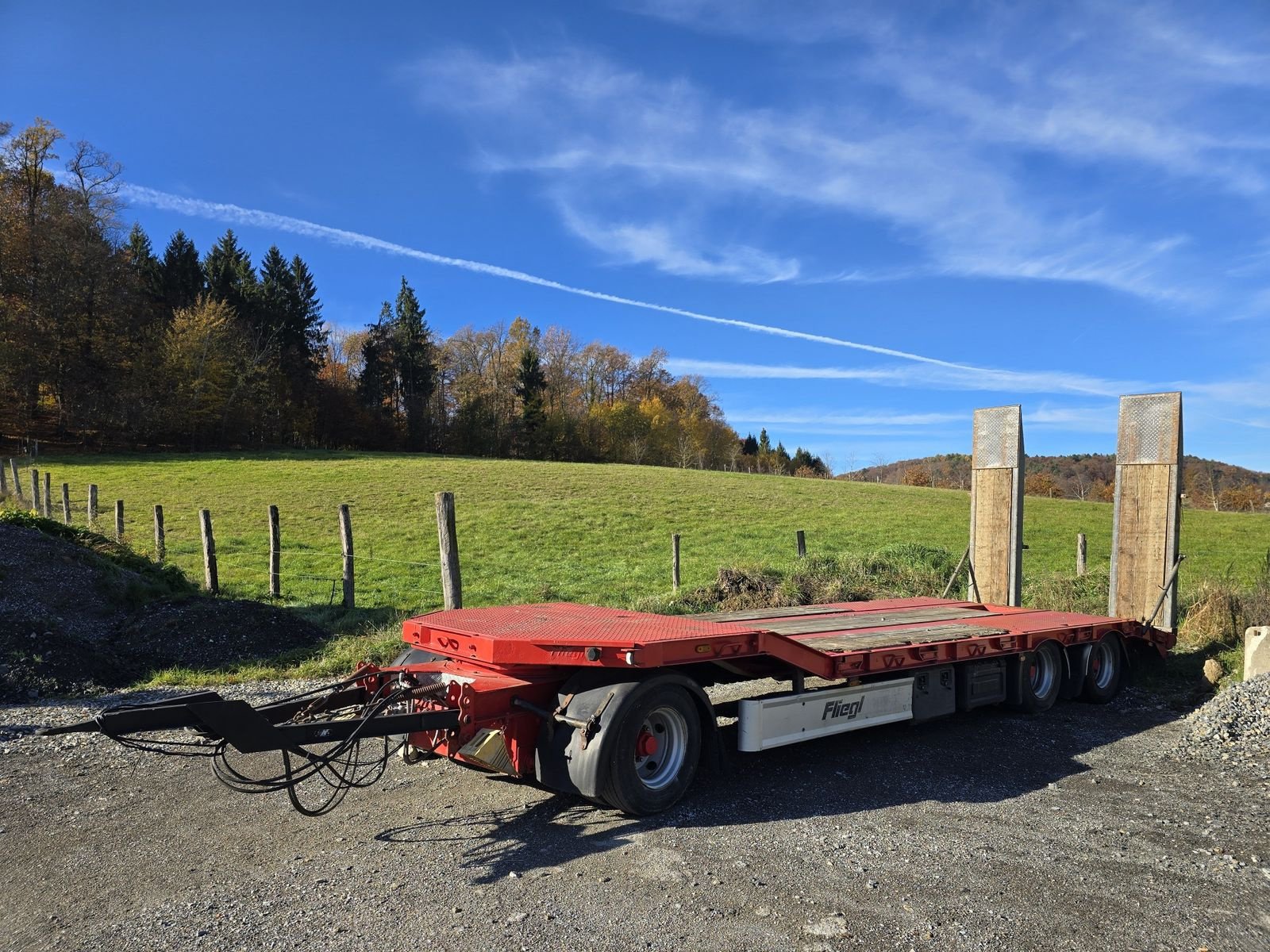 Tieflader of the type Fliegl DTS240, Gebrauchtmaschine in Gabersdorf (Picture 2)