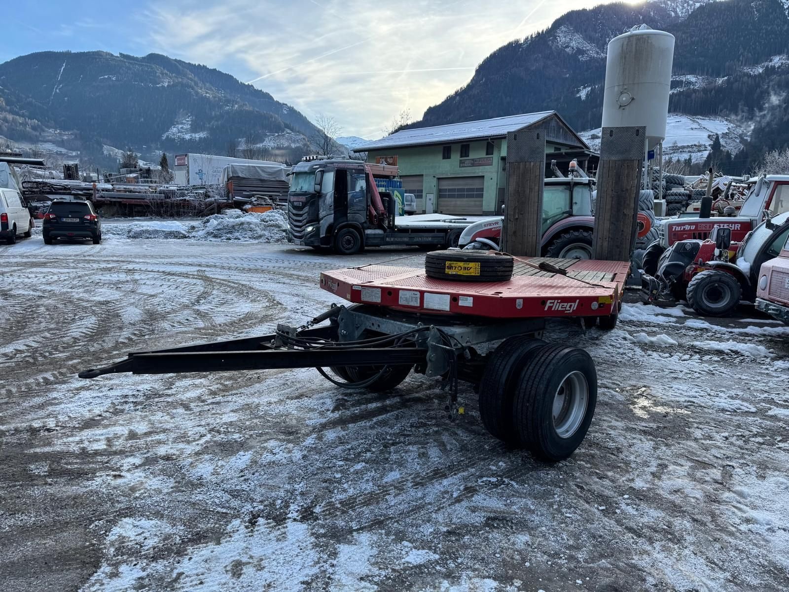 Tieflader des Typs Fliegl Fliegl 3-Achs Tieflader, Gebrauchtmaschine in Burgkirchen (Bild 3)