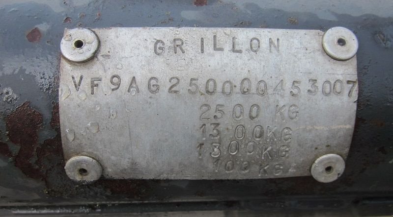 Tieflader tipa Grillo AG2500, Gebrauchtmaschine u BRIGNAIS (Slika 5)