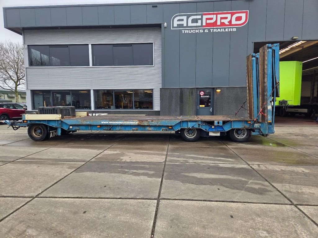 Tieflader of the type GS 3 ass hydr rampen, lier, bladgeveerd, lange laadvloer, Gebrauchtmaschine in Emmeloord (Picture 1)