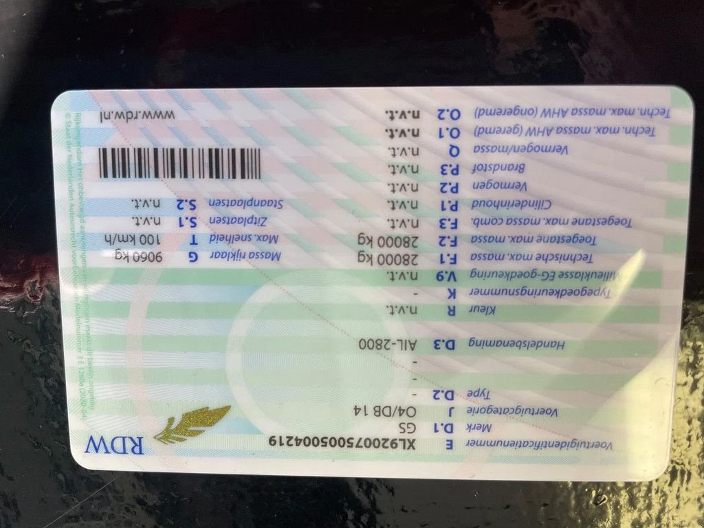 Tieflader a típus GS AIL-2800 Dieplader + Hydr. Rampen, Gebrauchtmaschine ekkor: Kerkrade (Kép 10)