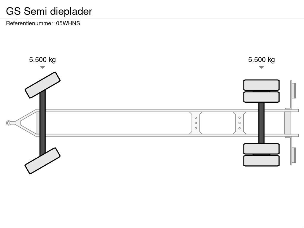 Tieflader del tipo GS Semi dieplader, Gebrauchtmaschine en Barneveld (Imagen 5)