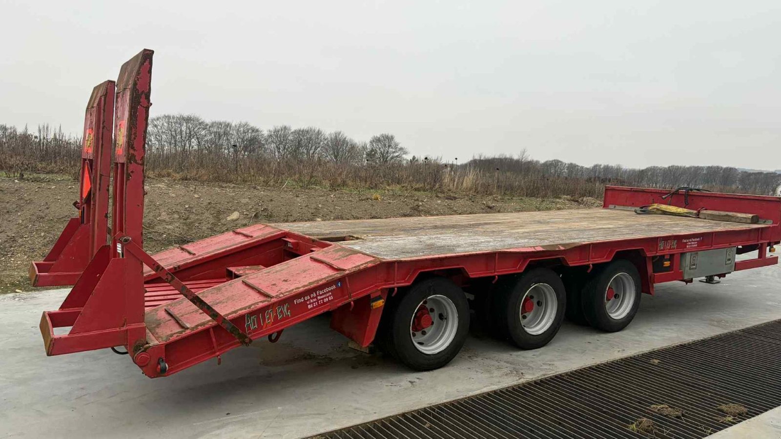 Tieflader van het type Herbst - ATAIR 27 TON MASKINTRAILER, Gebrauchtmaschine in Mariager (Foto 3)