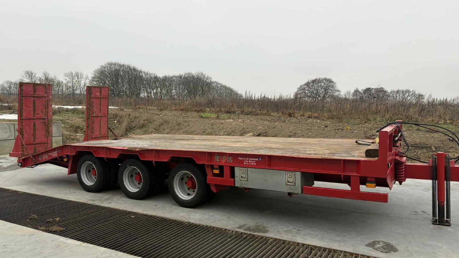 Tieflader van het type Herbst - ATAIR 27 TON MASKINTRAILER, Gebrauchtmaschine in Mariager (Foto 2)