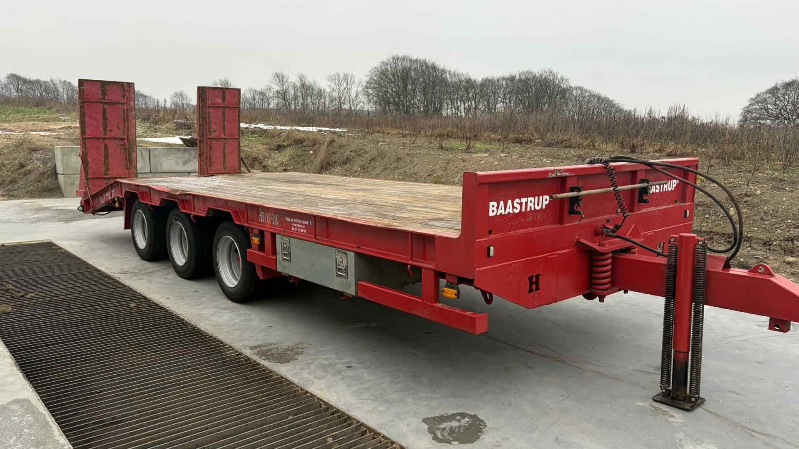 Tieflader van het type Herbst - ATAIR 27 TON MASKINTRAILER, Gebrauchtmaschine in Mariager (Foto 1)
