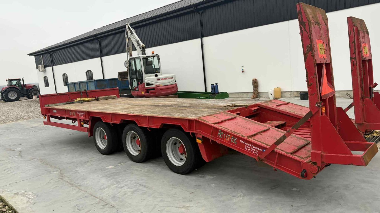 Tieflader van het type Herbst - ATAIR 27 TON MASKINTRAILER, Gebrauchtmaschine in Mariager (Foto 7)