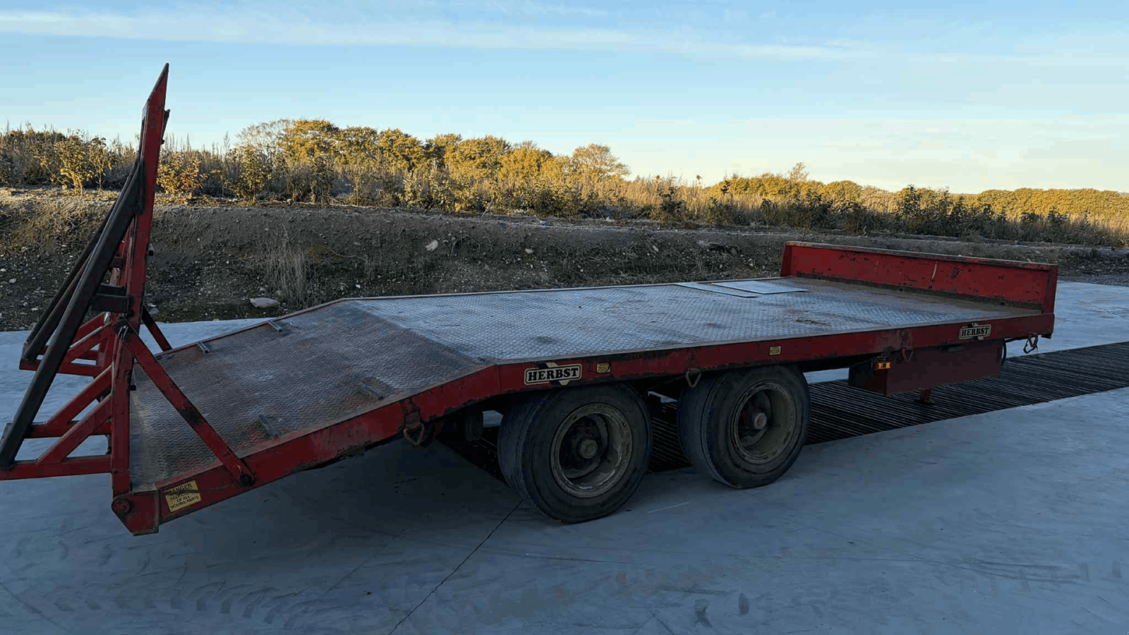 Tieflader typu Herbst - ATAIR Maskintransportvogn 12 Ton, Gebrauchtmaschine v Mariager (Obrázek 2)