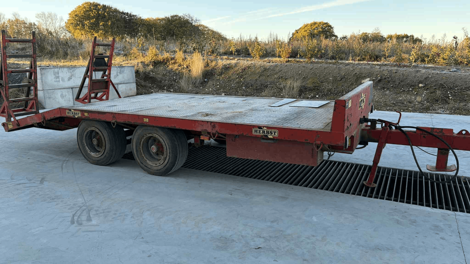 Tieflader typu Herbst - ATAIR Maskintransportvogn 12 Ton, Gebrauchtmaschine v Mariager (Obrázek 4)