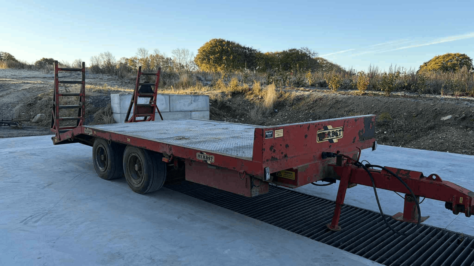 Tieflader typu Herbst - ATAIR Maskintransportvogn 12 Ton, Gebrauchtmaschine v Mariager (Obrázek 1)