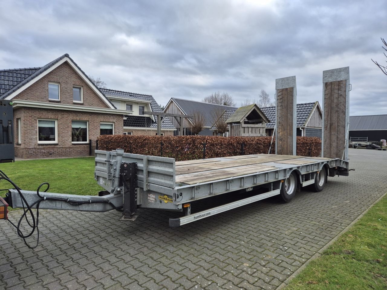 Tieflader tip Humbaur HBTZ 217242 Tandem dieplader, Gebrauchtmaschine in Weiteveen (Poză 1)
