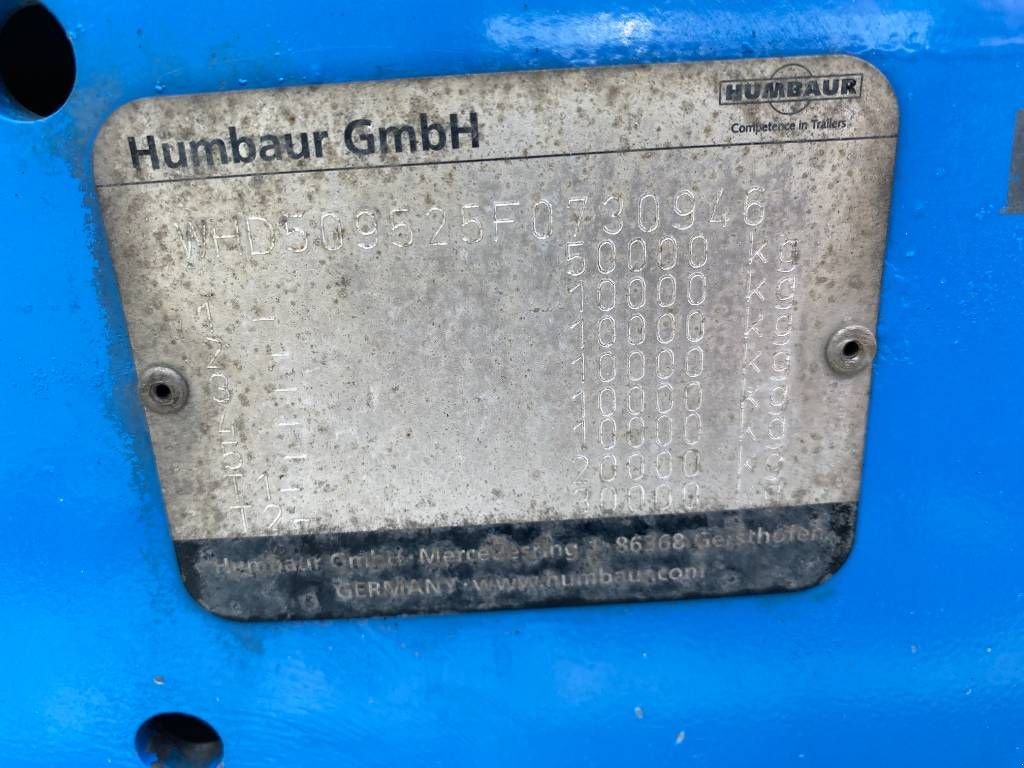 Tieflader a típus Humbaur HTD 509525, Gebrauchtmaschine ekkor: 't Harde (Kép 11)