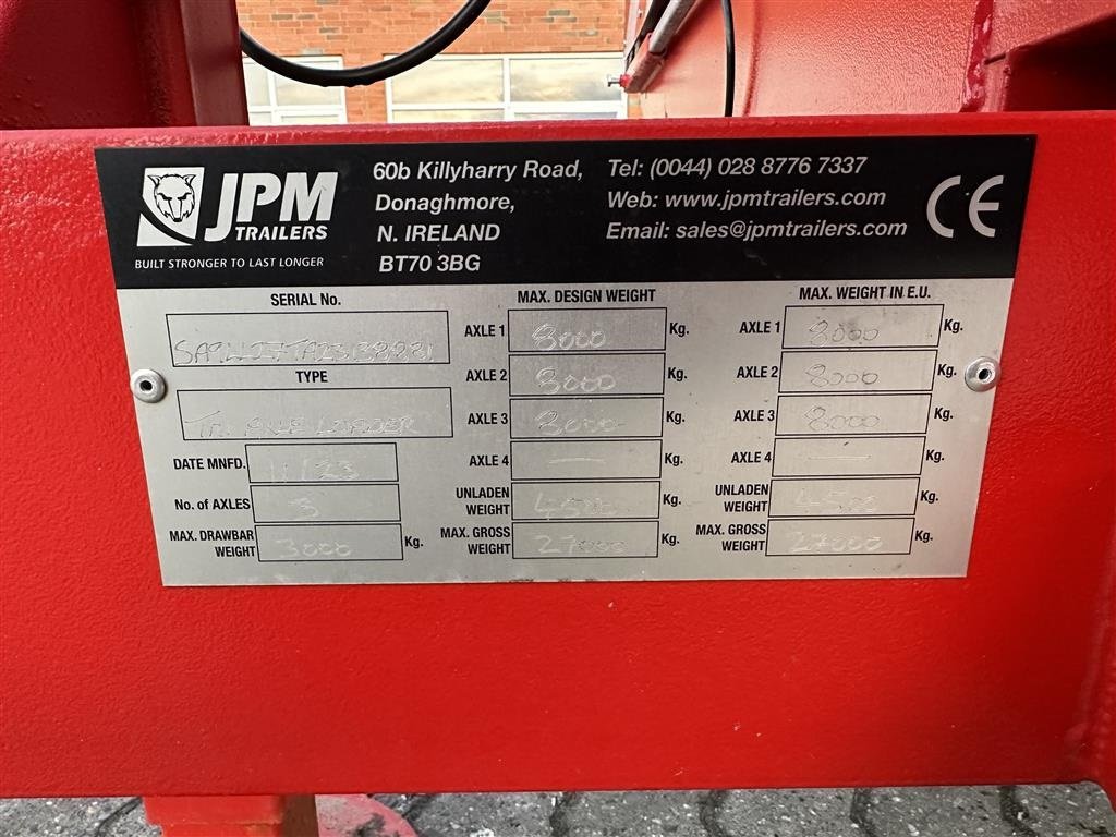 Tieflader typu JPM 27TLL Med forbredninger, Gebrauchtmaschine v Gjerlev J. (Obrázek 15)