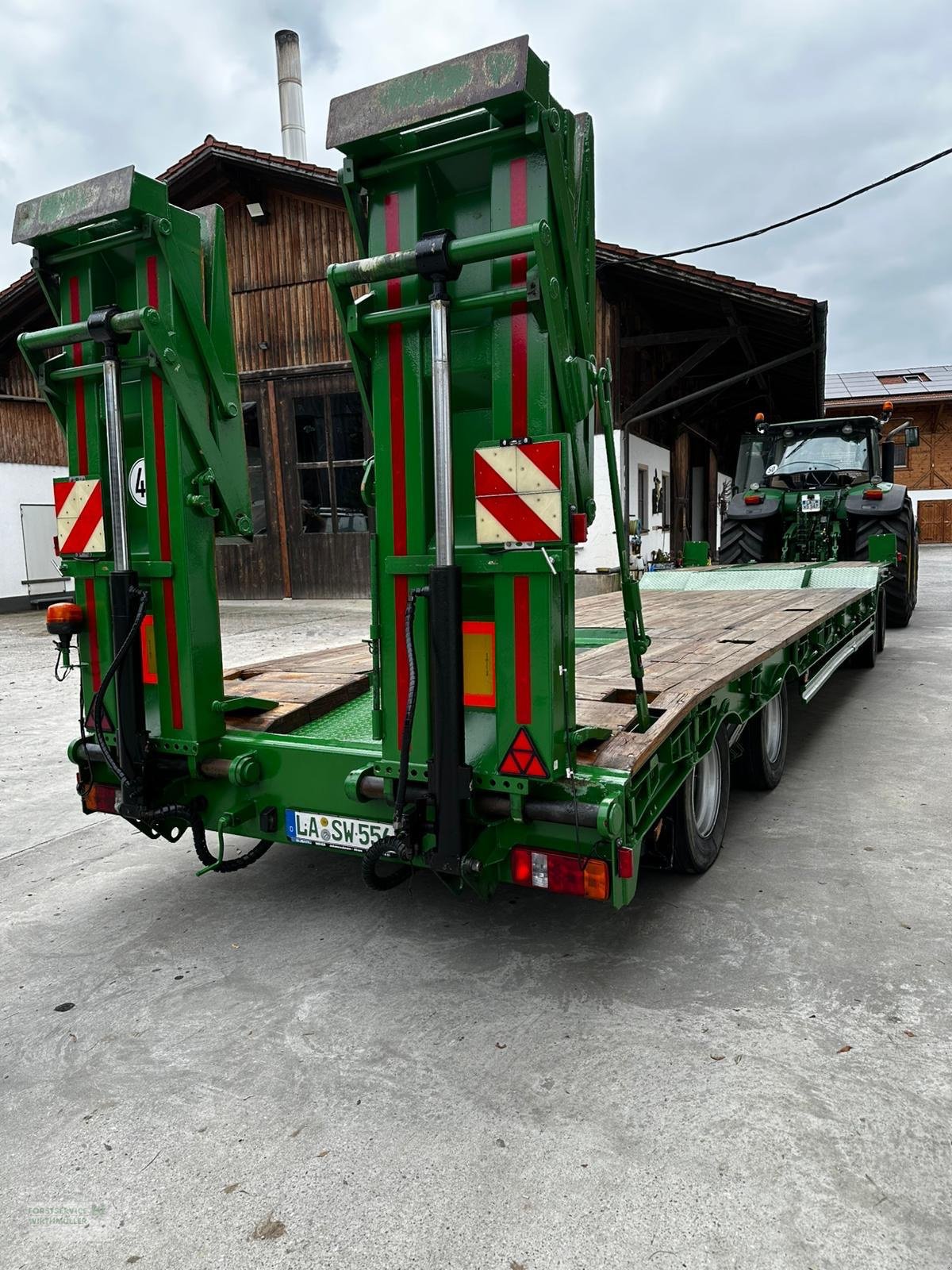 Tieflader des Typs Müller-Mitteltal 4-Achser Tiefladeranhänger, Gebrauchtmaschine in Gerzen (Bild 2)