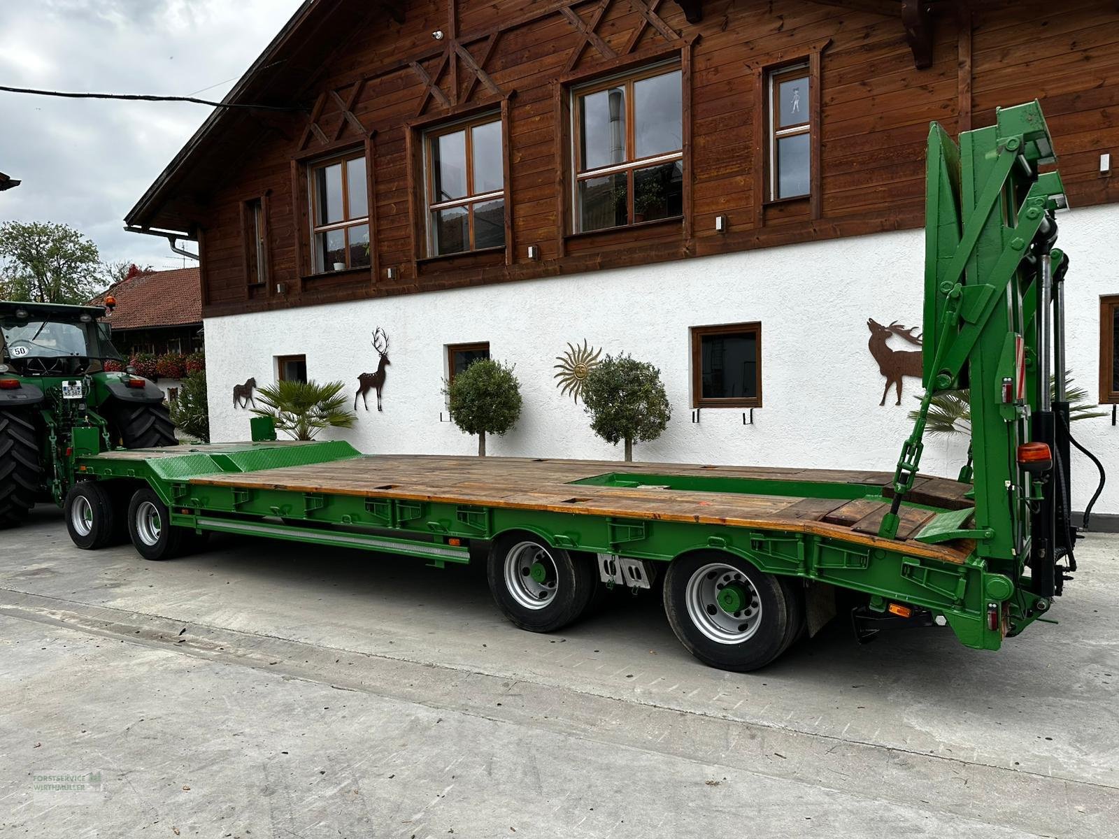 Tieflader des Typs Müller-Mitteltal 4-Achser Tiefladeranhänger, Gebrauchtmaschine in Gerzen (Bild 4)