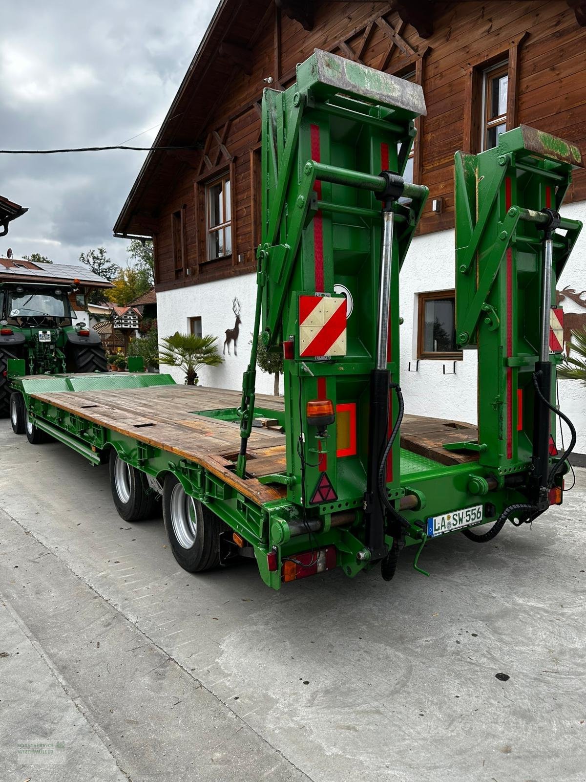 Tieflader des Typs Müller-Mitteltal 4-Achser Tiefladeranhänger, Gebrauchtmaschine in Gerzen (Bild 5)