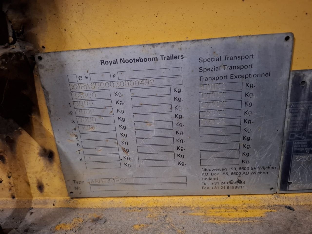 Tieflader tipa Nooteboom ASD-40-22, Gebrauchtmaschine u nistelrode (Slika 11)