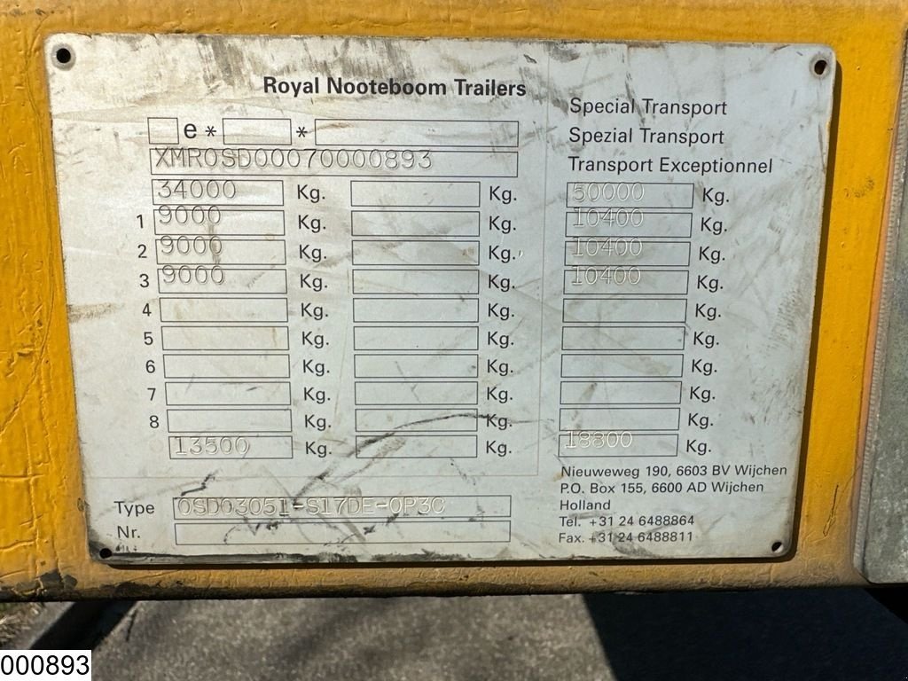 Tieflader of the type Nooteboom semie OSD 03051, 50.000KG, Gebrauchtmaschine in Ede (Picture 5)