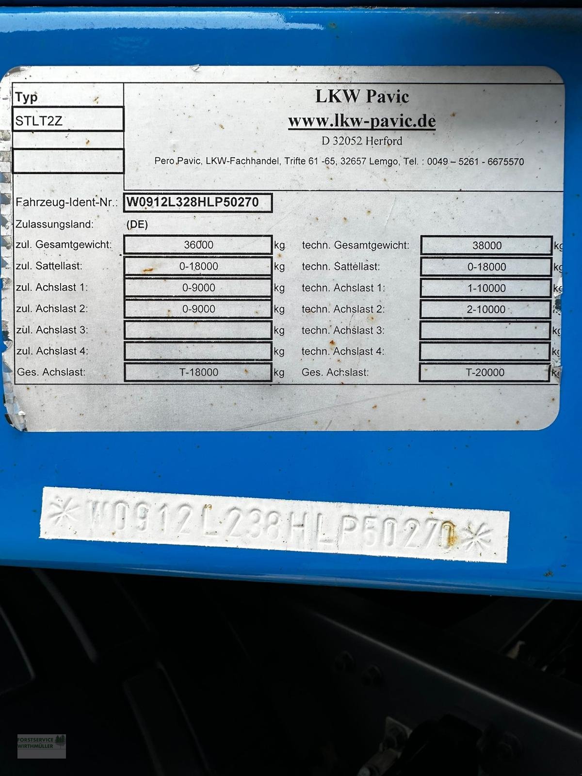 Tieflader des Typs Pavic STLT2Z, Gebrauchtmaschine in Gerzen (Bild 7)