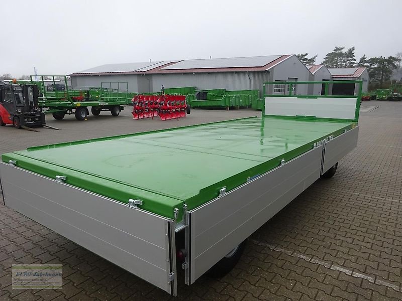 Tieflader des Typs PRONAR 2-achs Plattformwagen mit Alu-Bordwände TO 25, 12 to, NEU, Neumaschine in Itterbeck (Bild 17)