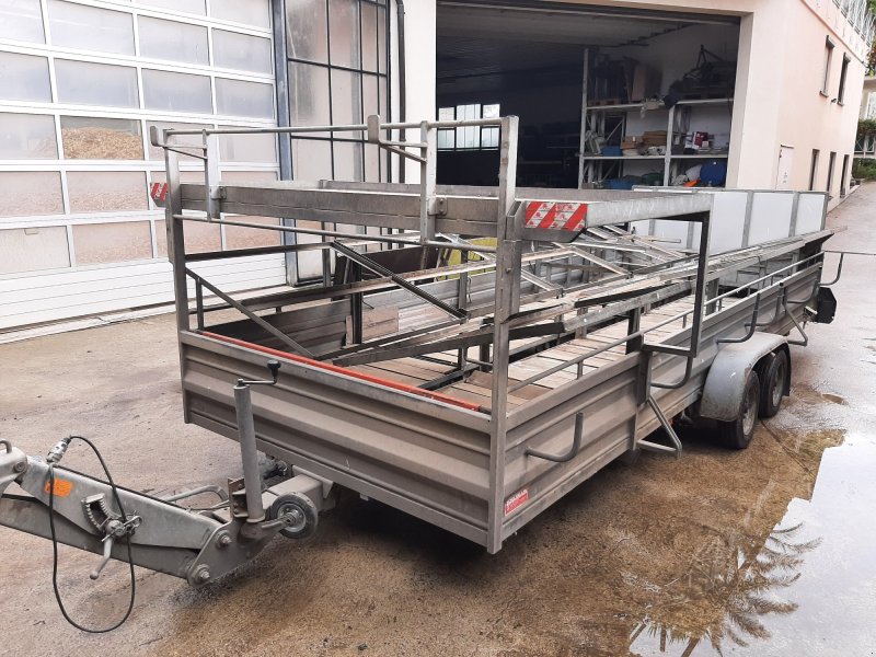Tieflader des Typs Schutz Fahrzeugbau offener Kastenanhänger, Gebrauchtmaschine in Sennfeld (Bild 1)
