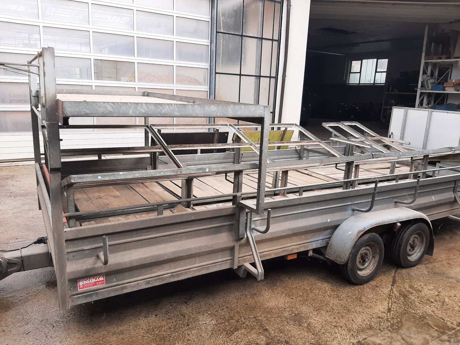 Tieflader typu Schutz Fahrzeugbau offener Kastenanhänger, Gebrauchtmaschine v Sennfeld (Obrázek 2)