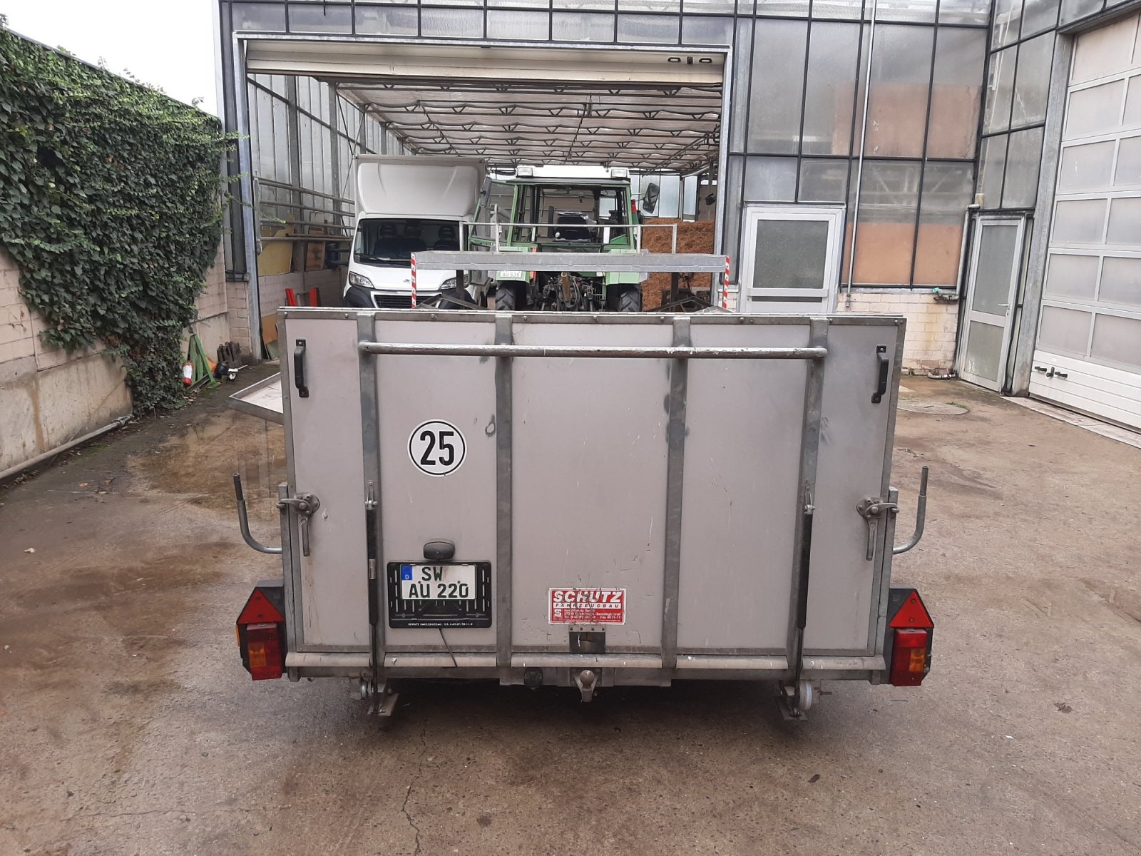 Tieflader typu Schutz Fahrzeugbau offener Kastenanhänger, Gebrauchtmaschine v Sennfeld (Obrázek 4)