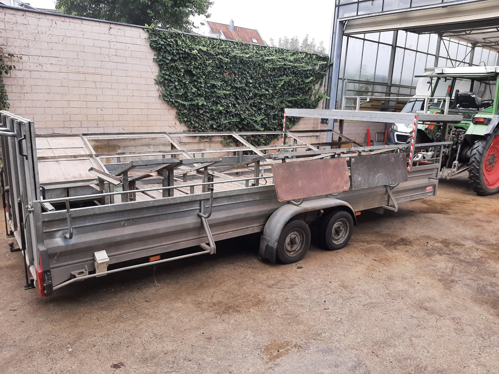 Tieflader typu Schutz Fahrzeugbau offener Kastenanhänger, Gebrauchtmaschine v Sennfeld (Obrázek 5)