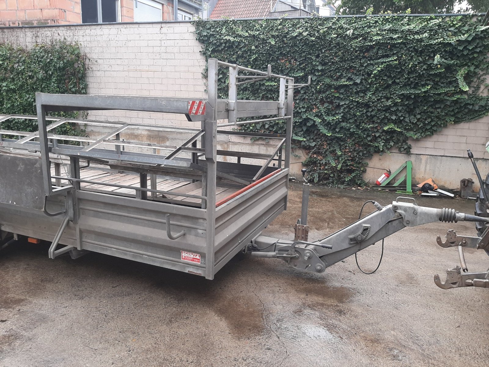 Tieflader typu Schutz Fahrzeugbau offener Kastenanhänger, Gebrauchtmaschine v Sennfeld (Obrázek 7)