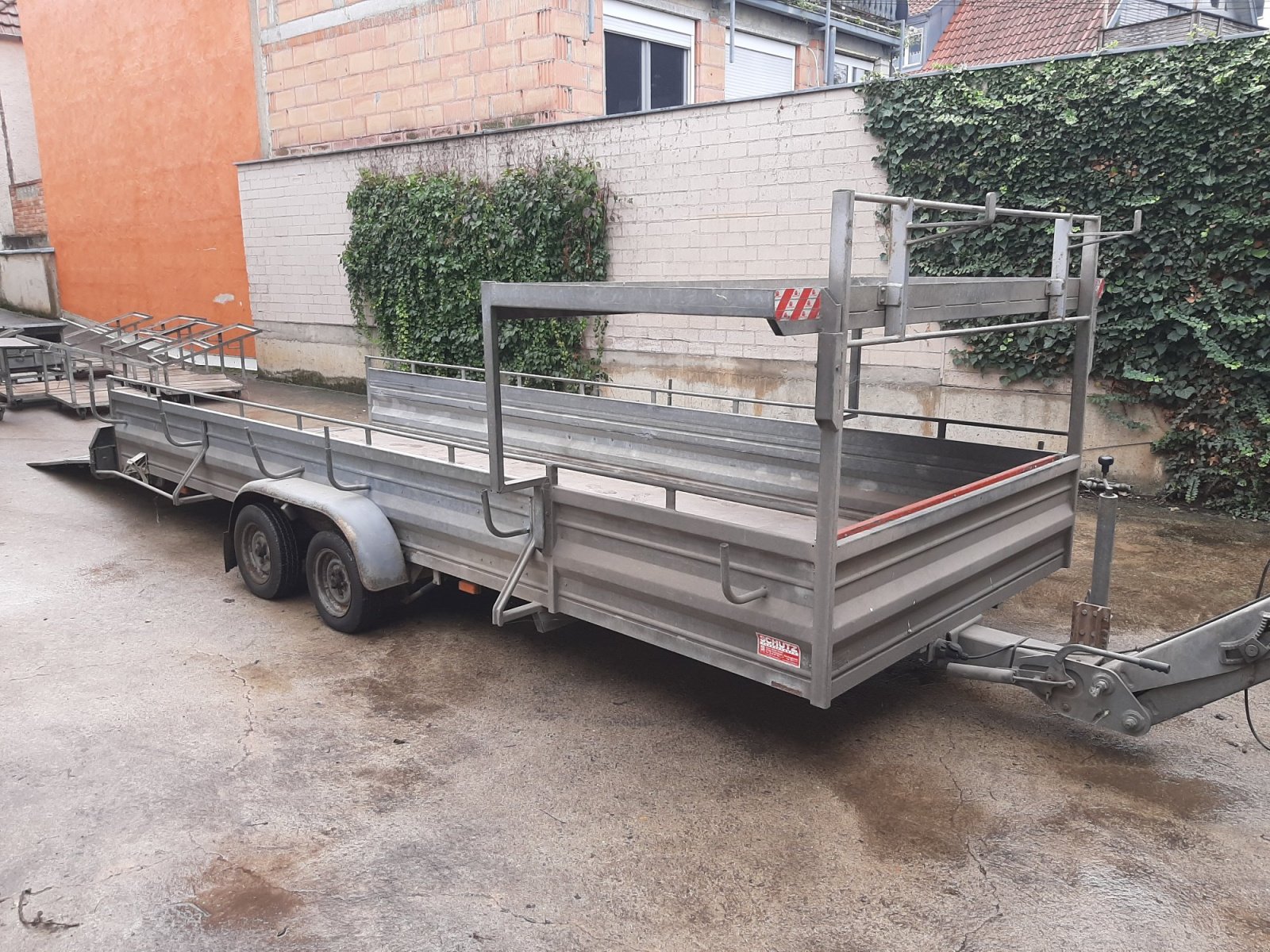 Tieflader typu Schutz Fahrzeugbau offener Kastenanhänger, Gebrauchtmaschine v Sennfeld (Obrázek 9)