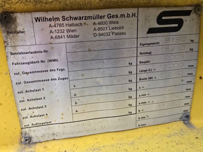Tieflader tip Schwarzmüller TU 40/10, Gebrauchtmaschine in Gabersdorf (Poză 4)