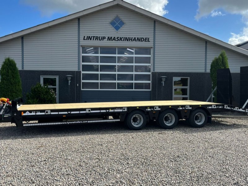 Tieflader tipa Sonstige 27TLL LANG MODEL med forbredningsudstyr samt kombi bremser, både luft og hydrauliske bremser. Affjedret træk og affjedret aksler. Med hydrauliske ramper og værktøjskasse, Gebrauchtmaschine u Lintrup (Slika 1)
