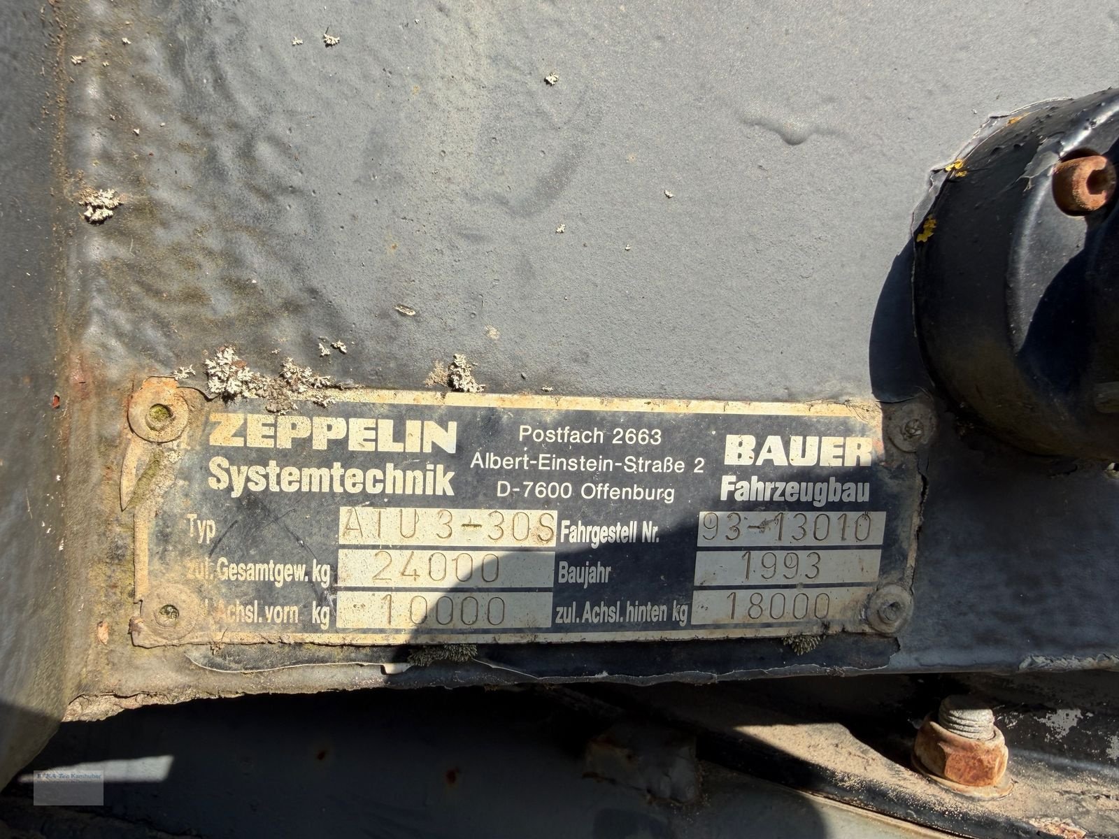 Tieflader Türe ait Sonstige Bauer ATU3-30S, Gebrauchtmaschine içinde Erlbach (resim 15)
