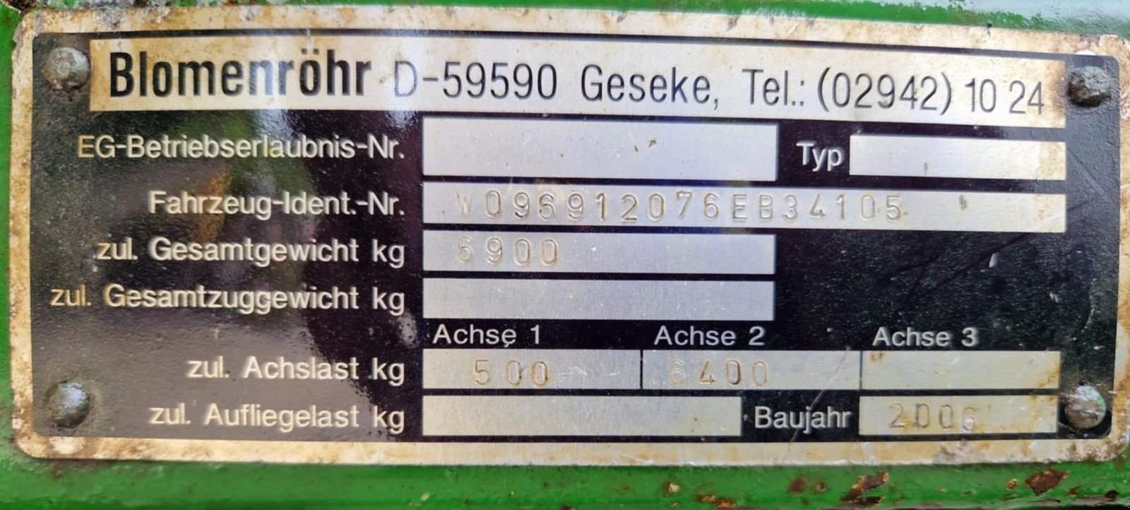 Tieflader del tipo Sonstige Blomenröhr, Gebrauchtmaschine In Villach/Zauchen (Immagine 2)