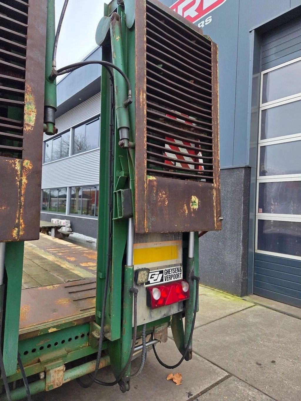 Tieflader typu Sonstige Gheysen en Verpoort 4 as hydr rampen ,verbreder,apk top staat!!, Gebrauchtmaschine v Emmeloord (Obrázok 8)
