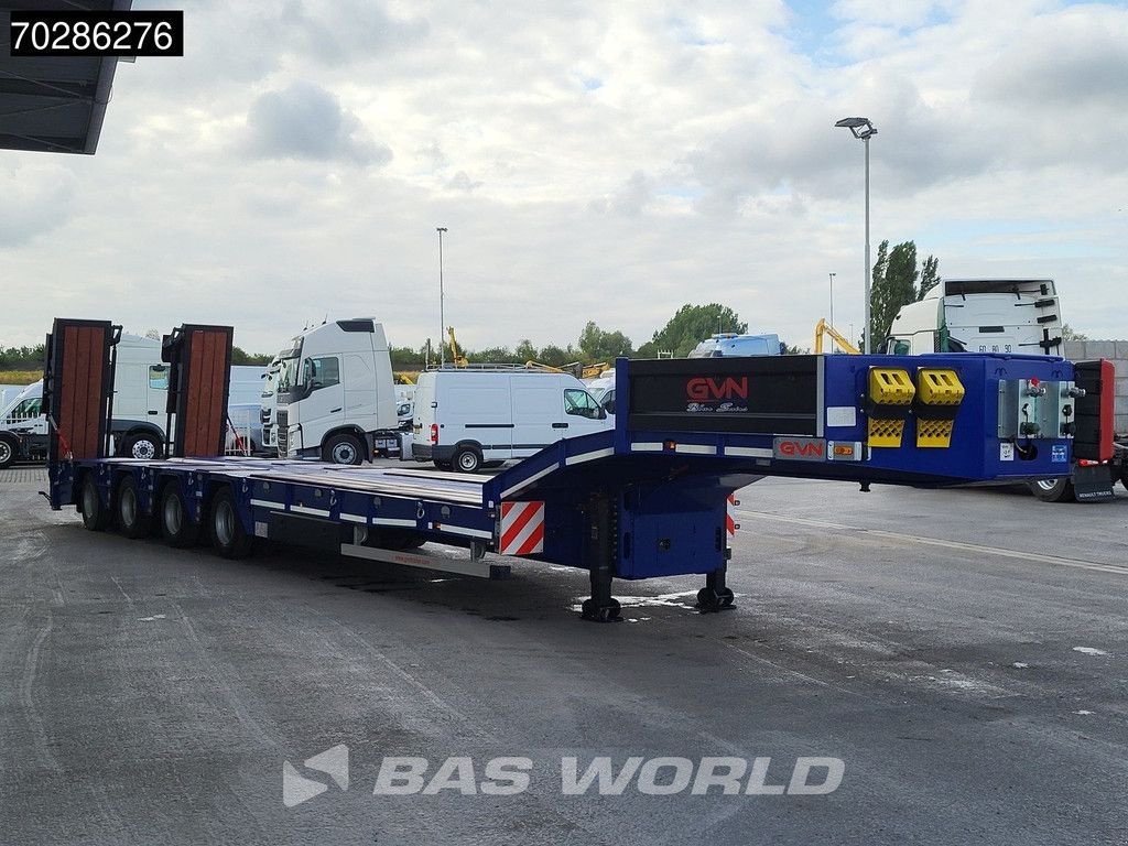 Tieflader des Typs Sonstige GVN Trailer 4 axles NEW Lift+Lenkachse Hydraulic Ramps, Neumaschine in Veghel (Bild 3)