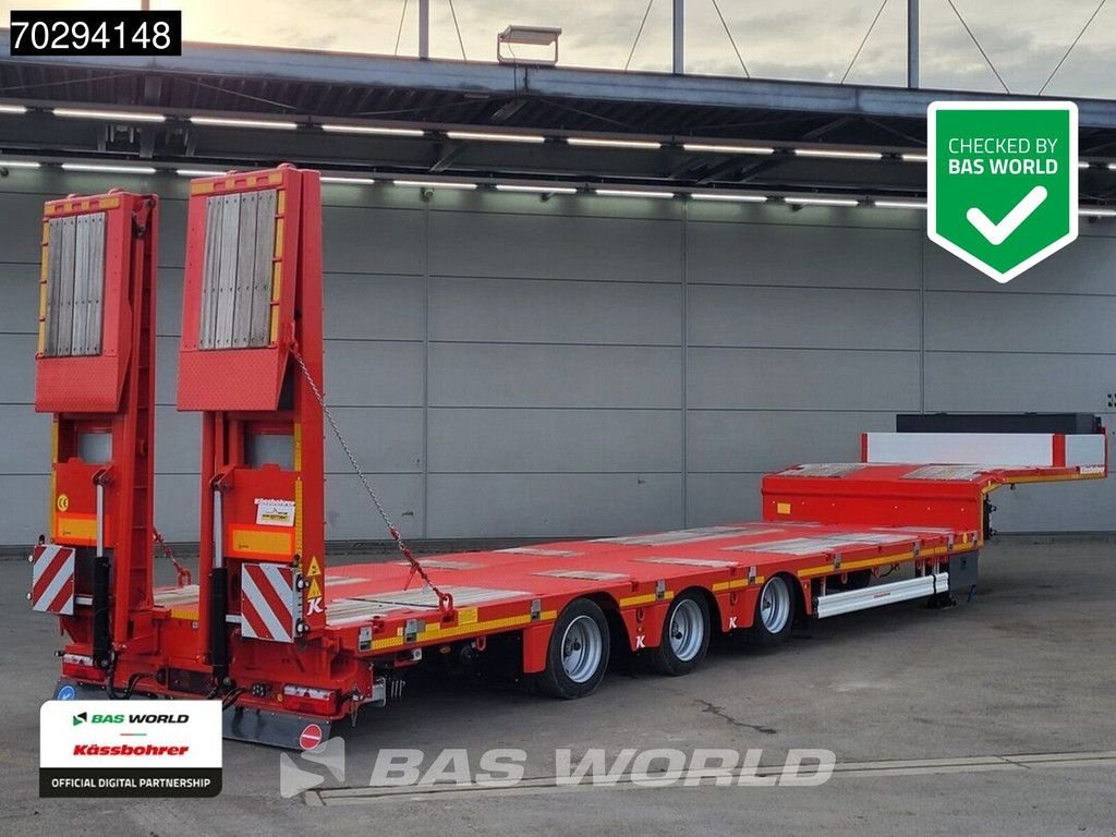 Tieflader Türe ait Sonstige K&auml;ssbohrer LB3E 3 axles Steering+Lift Axle Extendable Ramps, Neumaschine içinde Veghel (resim 1)