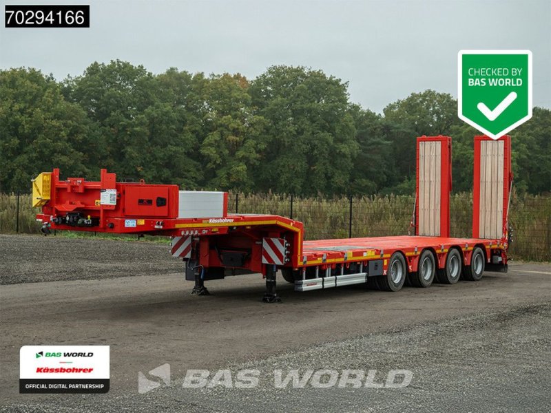 Tieflader Türe ait Sonstige K&auml;ssbohrer LB4E 3 axles Extendable Ramps 1x Lift 3x Steering Axle, Neumaschine içinde Veghel (resim 1)