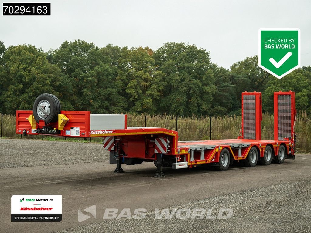 Tieflader of the type Sonstige K&auml;ssbohrer LB4E 4 axles Hydr. Ramps 620cm-Extendable Lift+ 2x Steering Axle, Neumaschine in Veghel (Picture 1)