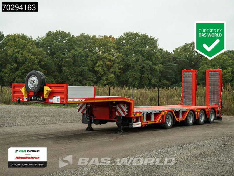 Tieflader Türe ait Sonstige K&auml;ssbohrer LB4E 4 axles Hydr. Ramps 620cm-Extendable Lift+ 2x Steering Axle, Neumaschine içinde Veghel (resim 1)