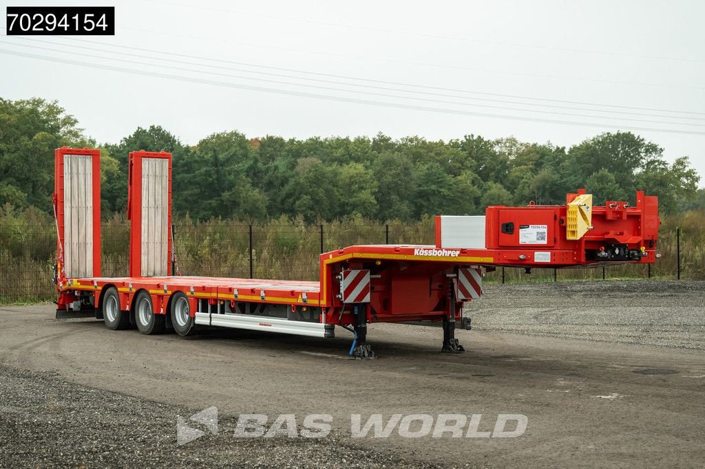 Tieflader des Typs Sonstige K&auml;ssbohrer NEW! Hydraulic Bed 450cm Extendable Lift+Steering Axle, Neumaschine in Veghel (Bild 5)