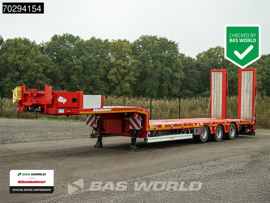 Tieflader des Typs Sonstige K&auml;ssbohrer NEW! Hydraulic Bed 450cm Extendable Lift+Steering Axle, Neumaschine in Veghel (Bild 1)