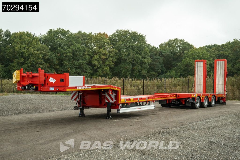 Tieflader des Typs Sonstige K&auml;ssbohrer NEW! Hydraulic Bed 450cm Extendable Lift+Steering Axle, Neumaschine in Veghel (Bild 2)
