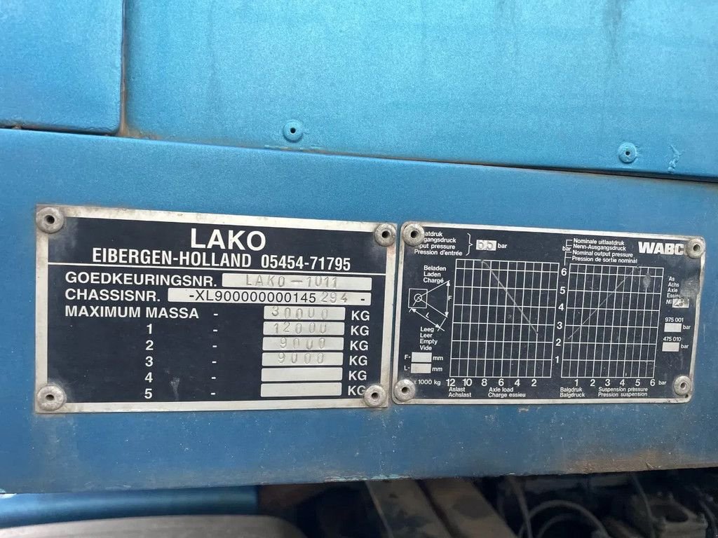 Tieflader typu Sonstige lako 2AS Dieplader machine transporter! Lier, Gebrauchtmaschine v Saasveld (Obrázek 8)