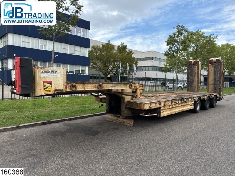 Tieflader Türe ait Sonstige Louault Lowbed 34,000 kg, Steering axle, Hydraulic, Winch, Gebrauchtmaschine içinde Ede (resim 1)