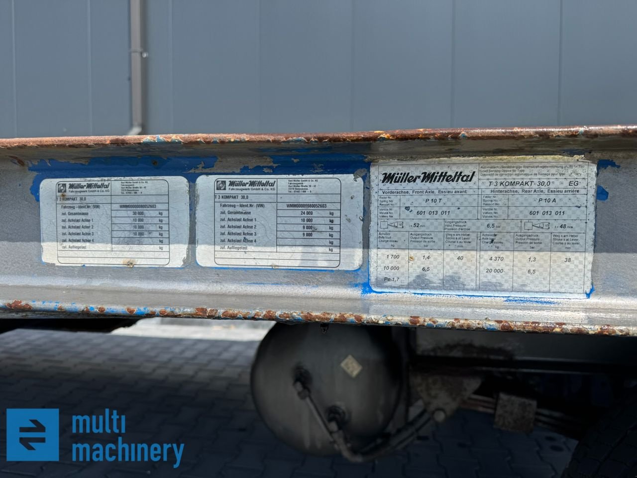 Tieflader des Typs Sonstige M&uuml;ller Mitteltal T3 Kompakt 30.0, Gebrauchtmaschine in Geesteren (Bild 8)