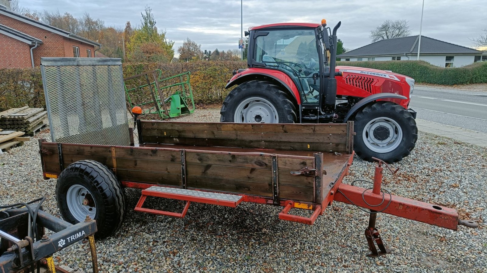Tieflader des Typs Sonstige Maskintransport vogn, Gebrauchtmaschine in Egtved (Bild 3)