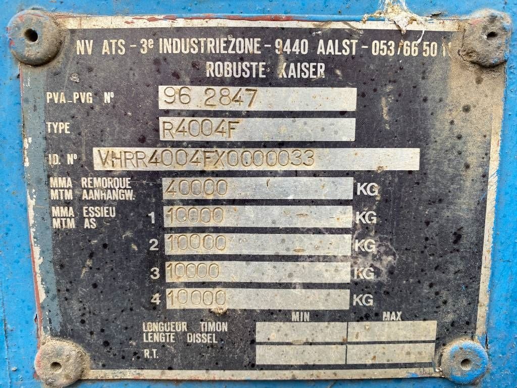 Tieflader of the type Sonstige Robuste Kaiser R4004F, Gebrauchtmaschine in Roosendaal (Picture 9)
