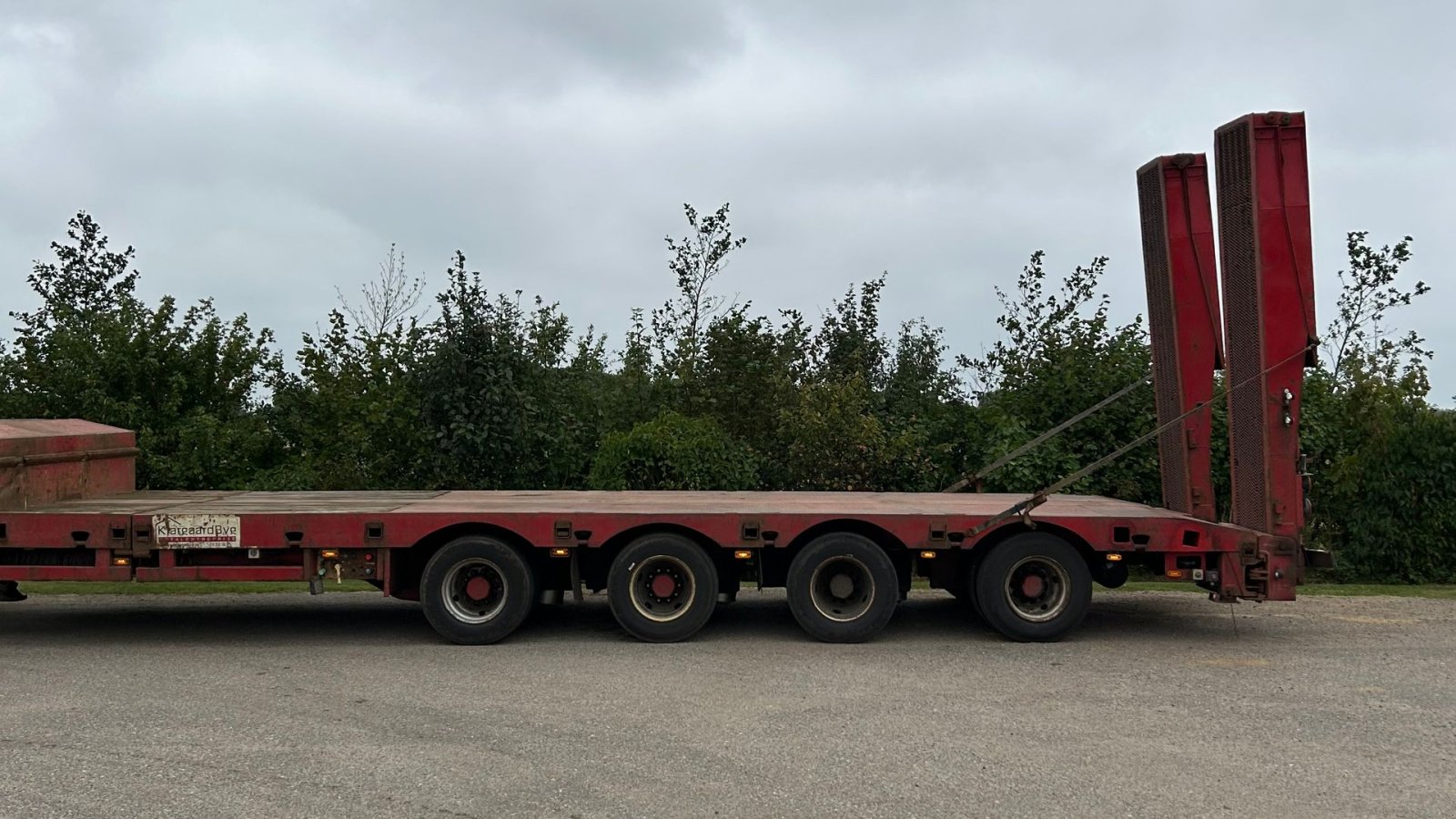 Tieflader του τύπου Sonstige TSR Maskintrailer blokvogn, Gebrauchtmaschine σε Ikast (Φωτογραφία 1)