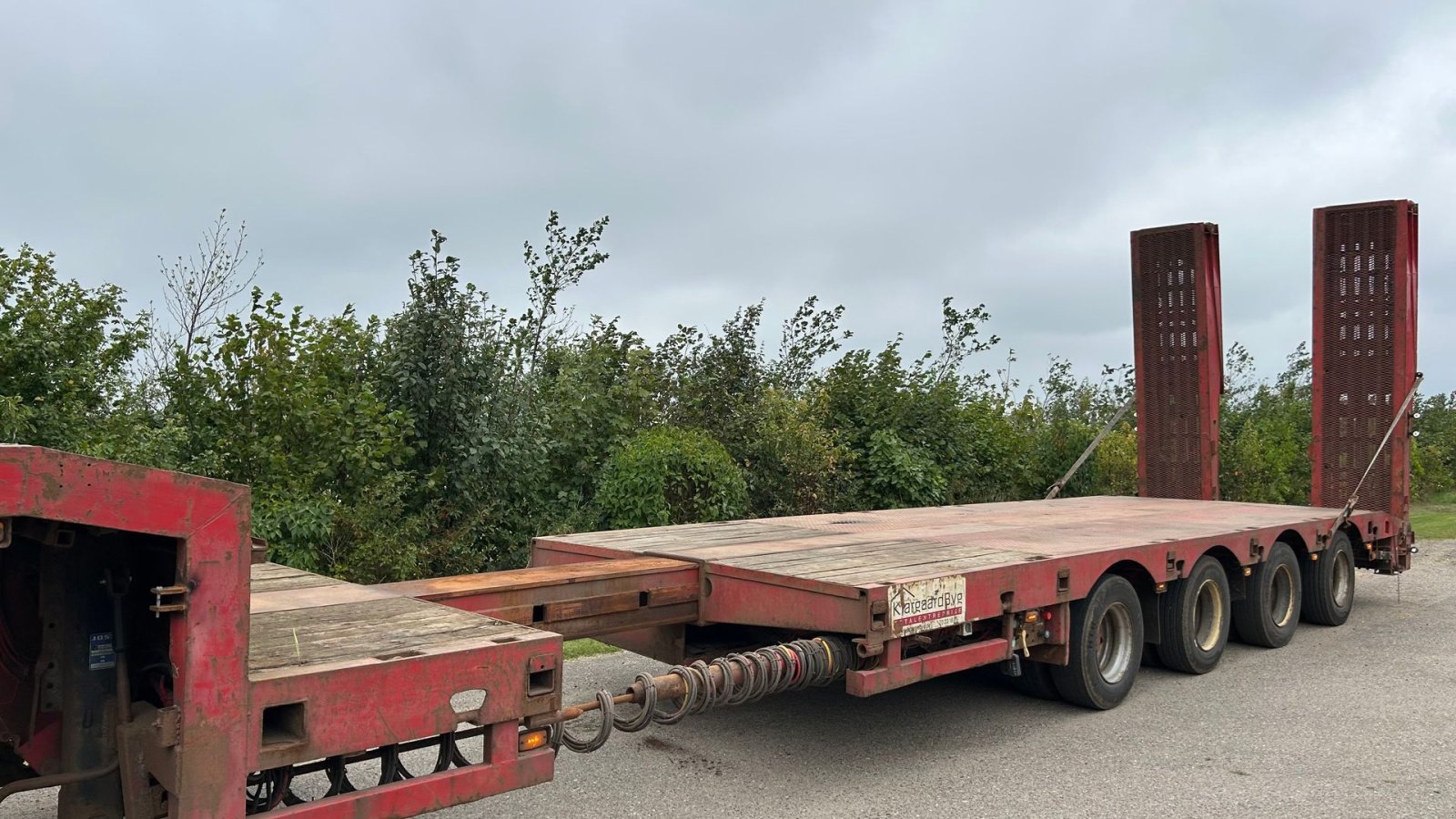 Tieflader του τύπου Sonstige TSR Maskintrailer blokvogn, Gebrauchtmaschine σε Ikast (Φωτογραφία 2)