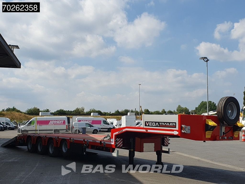 Tieflader typu Sonstige Vega STANDARD LOWBED 2 axles Lift + 2xLenkachse Hydraulic Ramps, Neumaschine v Veghel (Obrázek 11)